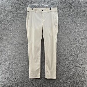 KJUS Pants Womens XL Cream Ikala 5 Pocket Slim Fit Chino Tapered Stretch Golf